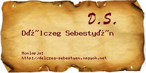 Délczeg Sebestyén névjegykártya